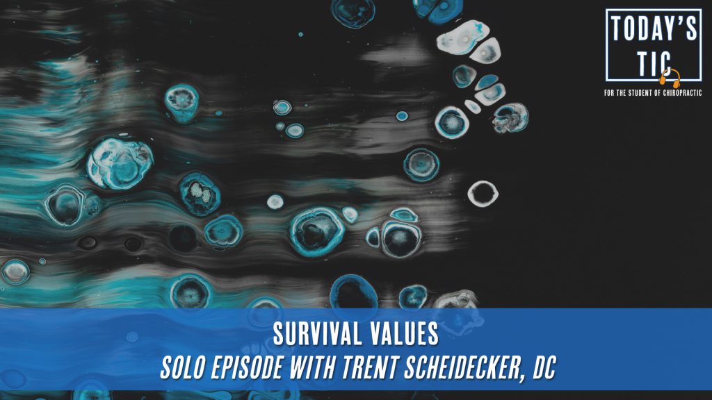 Survival Values - Solo Episode with Trent Scheidecker, DC