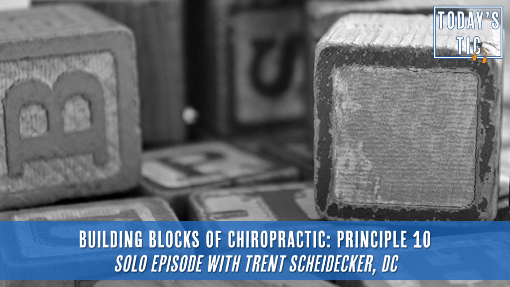 Chiropractic Principle 10